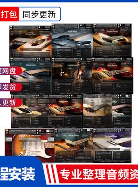 NI Session Guitarist 自动扫弦木吉他电吉他贝司14套大合集