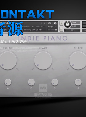 Echo Sound Works Indie 饱满的流行或嘻哈EDM钢琴音色库音源