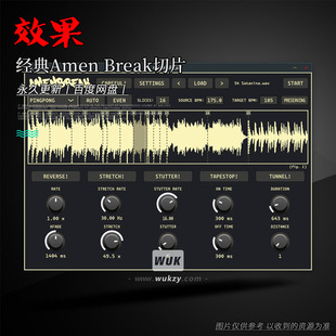 经典Amen Break切片VST3插件丨Infinite Digits AMENBREAK v1.0.8