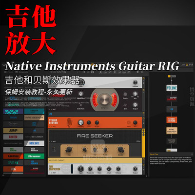 吉他和贝斯效果器放大器箱头插件