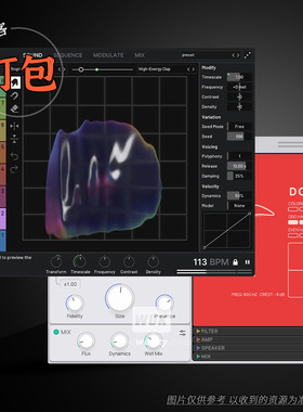 打包2款效果音源 Forever 89 Topos\Visco 失真箱体\鼓机声音设计