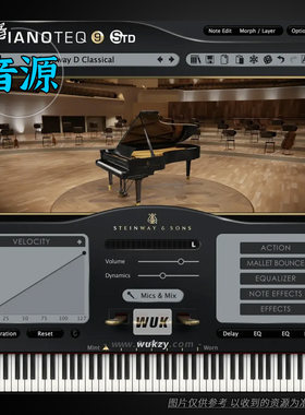 物理建模虚拟钢琴音源