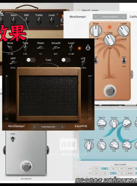 效果 Gianni Chiarello Nice Stomps Plugins（吉他放大器）