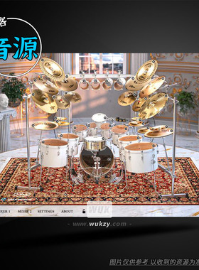 MixWave Mike Mangini丨美国传奇鼓神Mangini鼓组音源