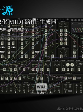 编曲工具丨Sugar Bytes Nest（模块化 MIDI 路由+生成器）（W+M）