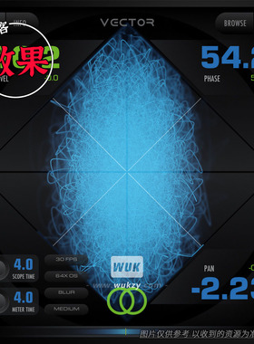 效果丨2CAudio Vector v1.0.0（空间图像分析）