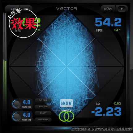 效果丨2CAudio Vector v1.0.0（空间图像分析）