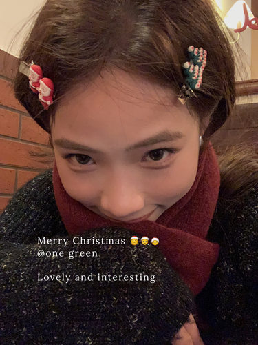 拼接圣诞树雪人老人发夹