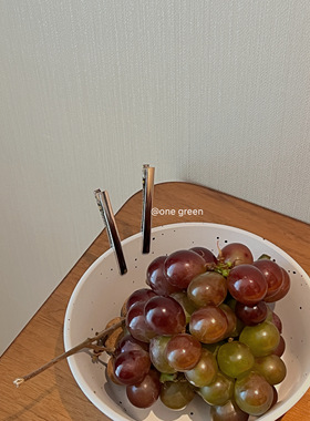 ONEGREEN 韩风ins简约一字夹 金属银色细纺夹 百搭前额刘海鸭嘴夹