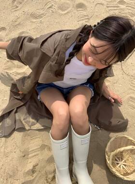 ONEGREEN fever同款ins韩黑色玫瑰拼接一字夹 百搭博主侧边碎发夹