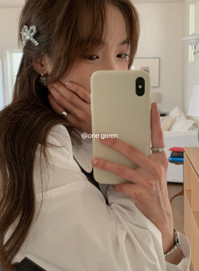 自制手工金葱银色蝴蝶结小号发夹