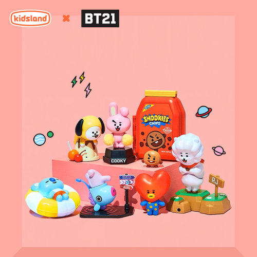 BT21功能人偶儿童玩具女孩手办创意摆件互动全套公仔Tata正版收藏