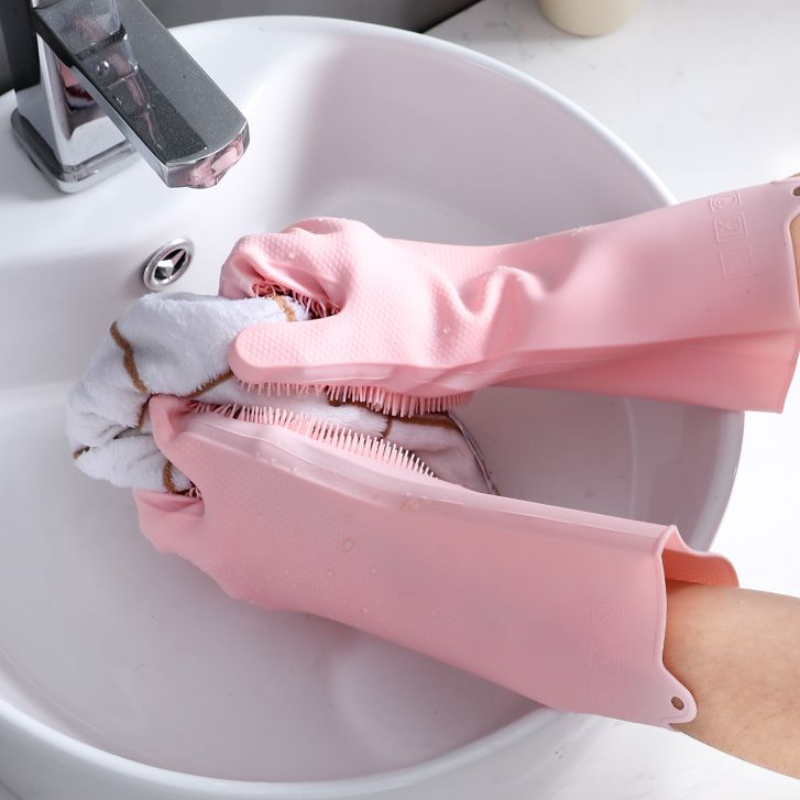 厨房洗碗手套女家务神器防滑硅胶刷碗家用清洁爆款,家庭/个人清洁工具,常规家务手套,淘宝优惠券,粉丝福利购,淘宝优惠卷