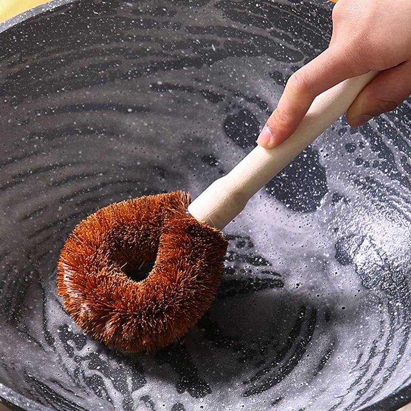 椰棕洗锅刷厨房长柄清洁刷家用不粘油洗碗神器,家庭/个人清洁工具,厨房用刷,淘宝优惠券,粉丝福利购,淘宝优惠卷
