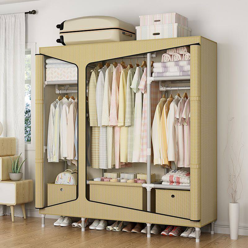 金属简易布衣柜家用卧室