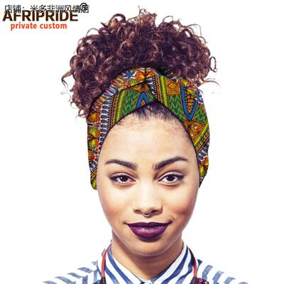 非洲印花头饰欧美交叉发带配饰
