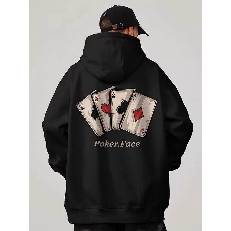 香港潮牌300斤加肥加大码男装连帽国潮胖子纯棉卫衣加绒带帽秋冬