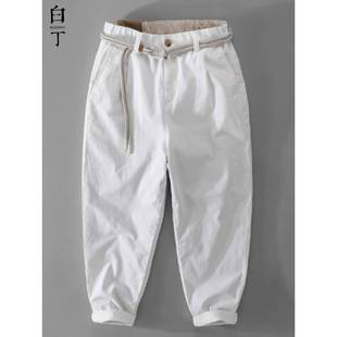Madness Mdns Clot秋季覆古工装裤男宽松直筒阔腿休闲长裤子白色