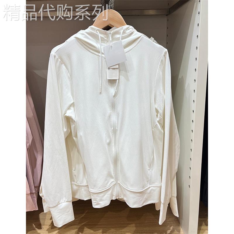 港风薄款冰丝防晒衣女夏季抗UV透气凉感速干连帽开衫空调外套