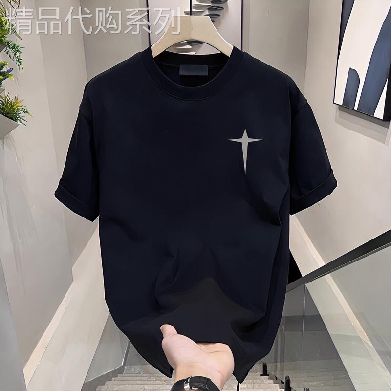 出口美国⭐Chrisma Katch~美式重磅高街纯棉短袖t恤男夏季新款