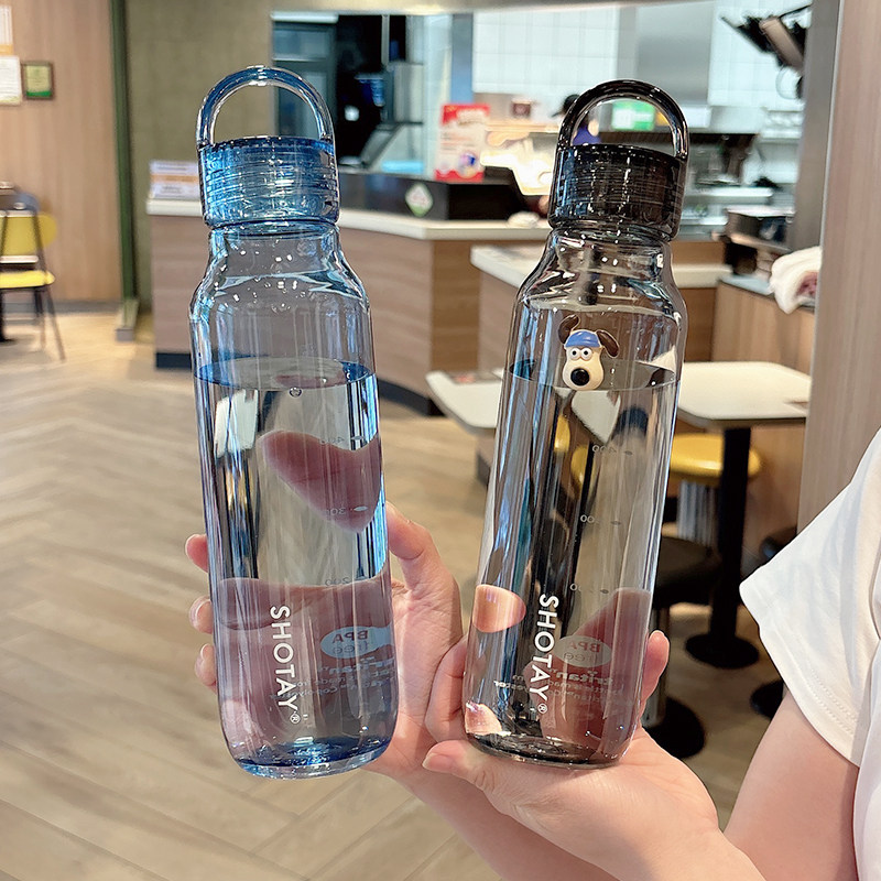 简约tritan材质塑料杯高颜值2025新款男女耐高温水杯学生防摔杯子