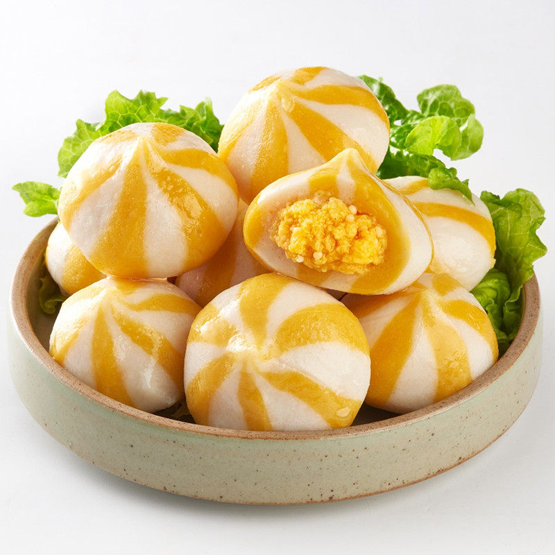 正港台湾美食 海胆包 串串火锅料 鱼籽丸子 煮汤煮面必倍冷冻鱼丸