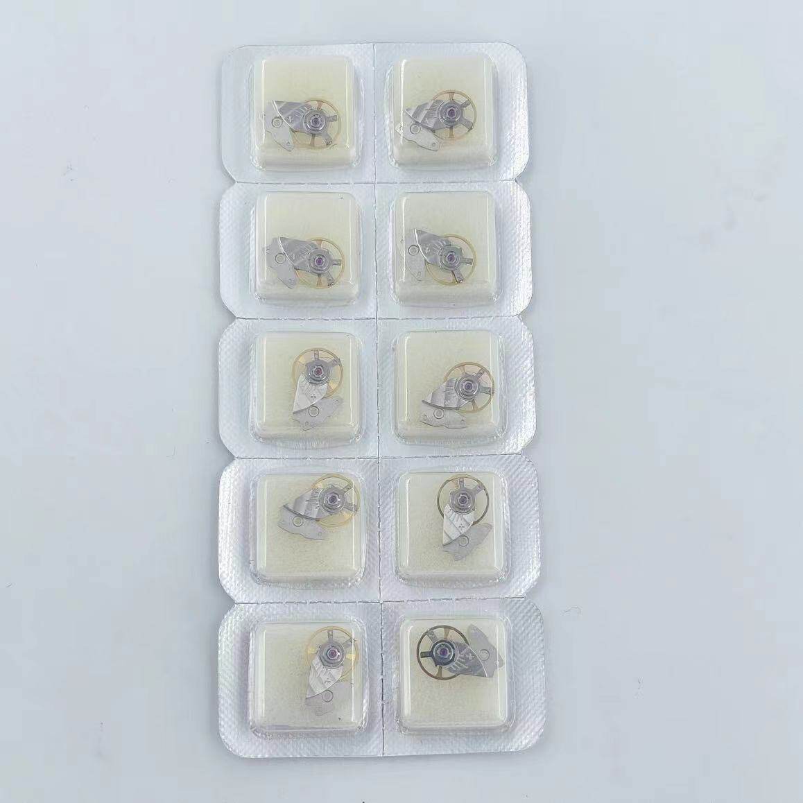 手表机芯配件 全新9015机芯摆轮 摆轮总成 摆夹板 全摆