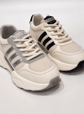 87019特价清版厚底网纱透气阿甘鞋夏新款软底百搭系带透网老爹鞋