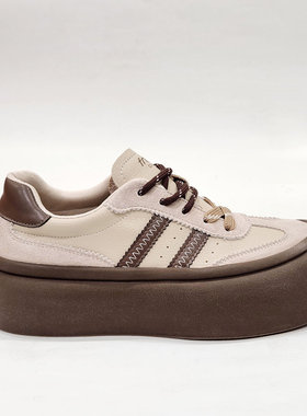 290103特价清版厚底德训鞋女超火增高休闲鞋板鞋老爹鞋