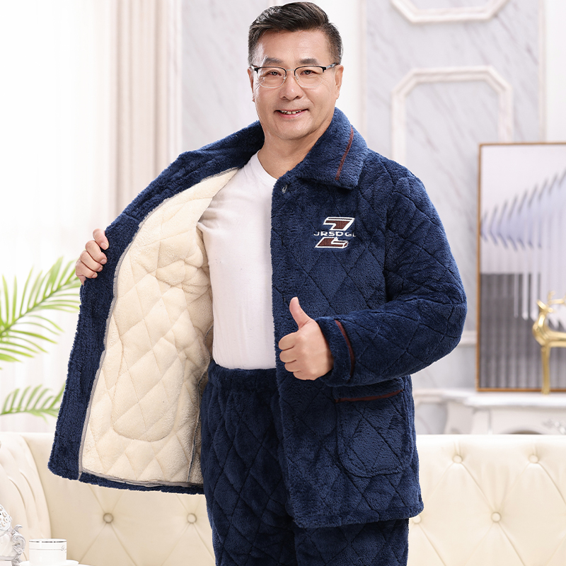 品质保证，冬季必备睡衣，送爸爸送爷爷