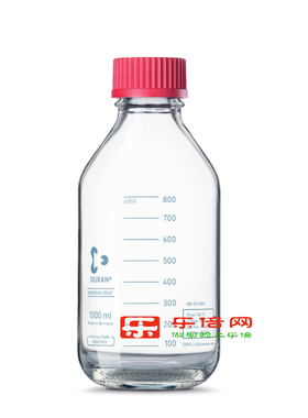 德国原装肖特DURAN耐压瓶子GL45透明玻璃Plus+试剂瓶耐负压采样瓶
