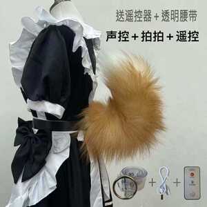会动狐尾二次元萌系可爱