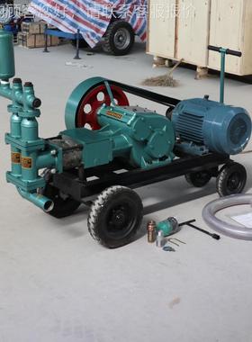 基建筑机械浆单BW60缸注浆泵 柱塞单液式灰砂两用地加固用注机
