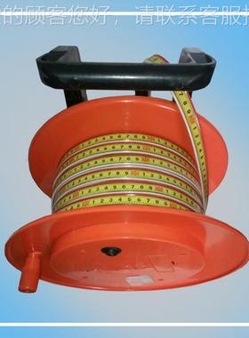 钢尺水位地计便携式下水30位水量深测仪不锈电钢缆线井深测量计