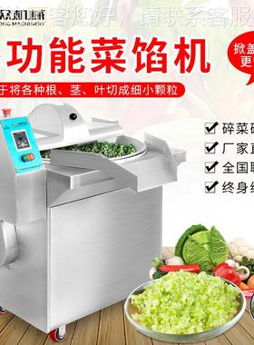 升级款频变控菜馅机全自动碎肉碎菜调商用堂DJQ学校多功能碎料机