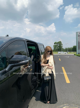 Mengling梦玲 纸片美人 软糯糯休闲慵懒百搭秋季舒适显瘦披肩