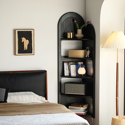 北欧转角置物架墙角柜