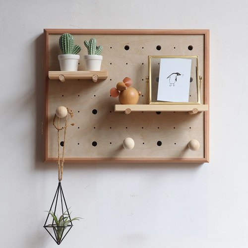 配电箱木质遮挡总闸装饰洞洞板