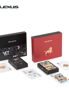 YET孟菲斯-扑克牌套装(2副)   雷克萨斯官方旗舰店
