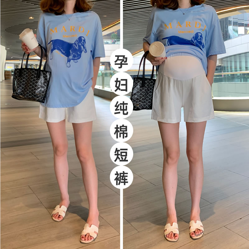 孕妇短裤夏季薄款外穿孕妇裤子纯棉安全裤打底裤2026孕妇装夏装图片