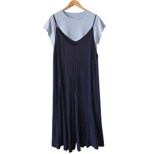 孕妇夏装套装两件套孕妇裤子夏季薄款外穿宽松阔腿裤吊带连衣裙