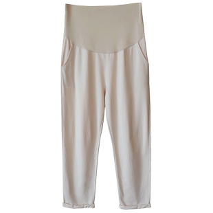 孕妇裤子春秋款外穿休闲裤小个子不勒肚子打底裤孕妇装春装夏装