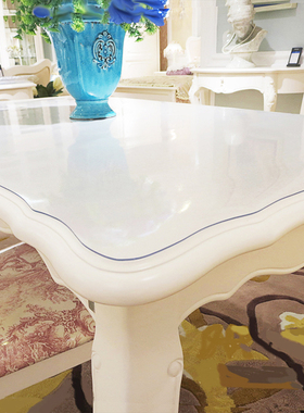 欧式茶几垫 桌布防水防油 餐桌垫透明保护膜软玻璃水晶板台面胶垫