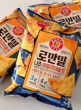 韩国进口零食三立samlip原味烟熏辣椒味玉米片65g追剧办公室小吃