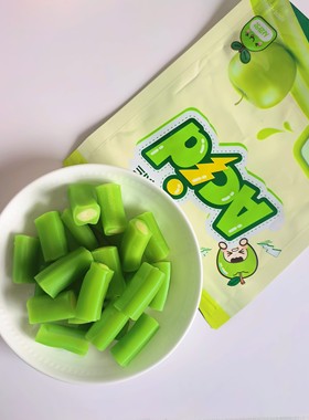 YEM长条糖青苹果味70g