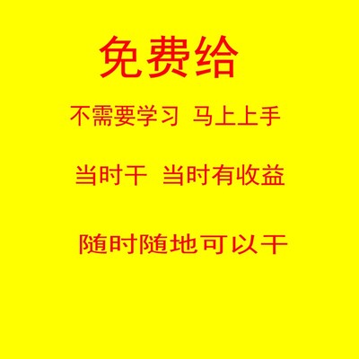 金点赚米技术手机副业小项目赚钱看广告偏门冷门1000个野路子信息