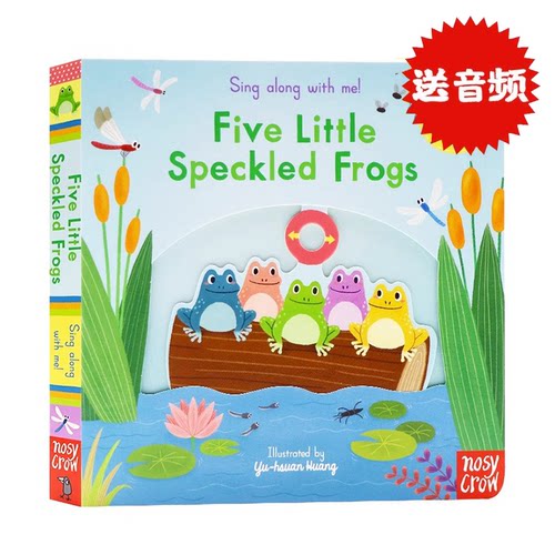 五只斑点小青蛙英文原版
