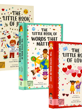 Annelies Draws小书系列 快乐小书 宠爱小书 词汇小书 英文原版绘本 Annelies Draws The Little Book of Love 儿童英语全彩图画书