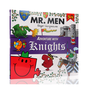 Knights 儿童绘本 Mr. 大开平装 妙小姐系列 奇先生 with Adventure Men 正版 进口英文原版