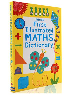 Usborne出品 初级数学图解词典 First Illustrated Maths Dictionary 英文原版 进口儿童趣味插图英语辅导工具书 全彩插画版